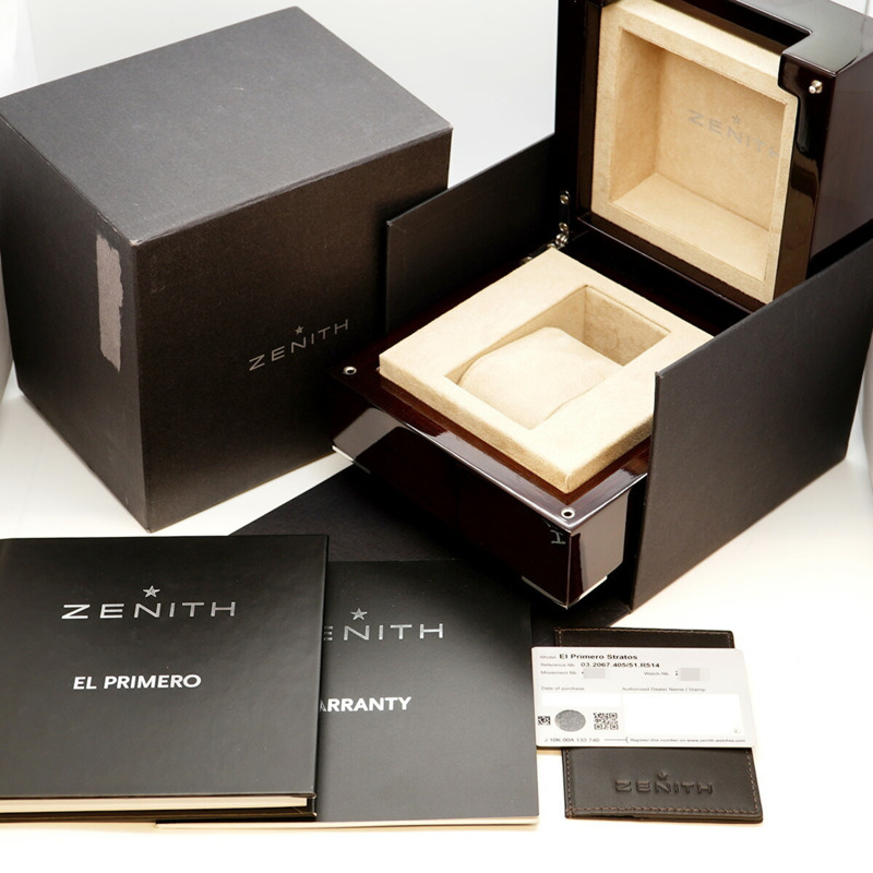 Zenith El Primero Stratos Flyback 03.2067.405 51.R514 海軍藍錶盤男士手錶-8