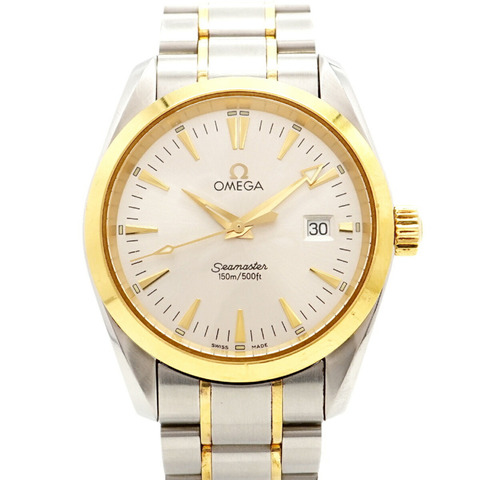 歐米茄海馬系列 2318.30 銀色錶盤男士腕錶