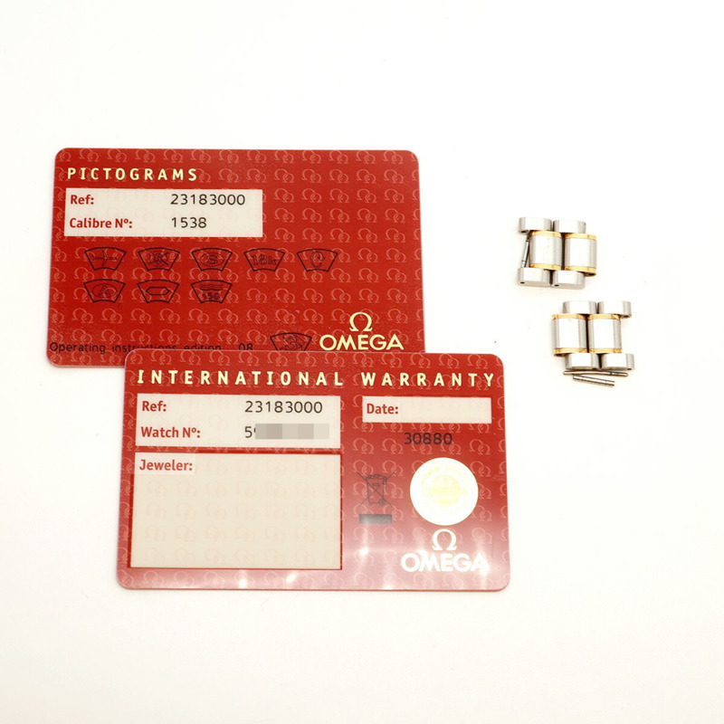 歐米茄海馬系列 2318.30 銀色錶盤男士腕錶-9