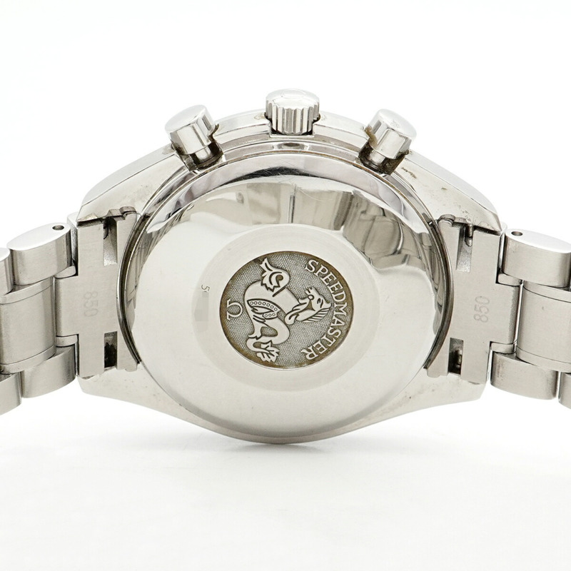 歐米茄超霸系列3523.80海軍藍錶盤男士腕錶-4