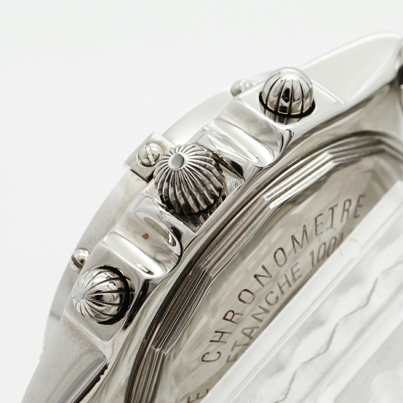 百年靈 Chronomat Blackbird A13350 黑色錶盤男士腕錶-8