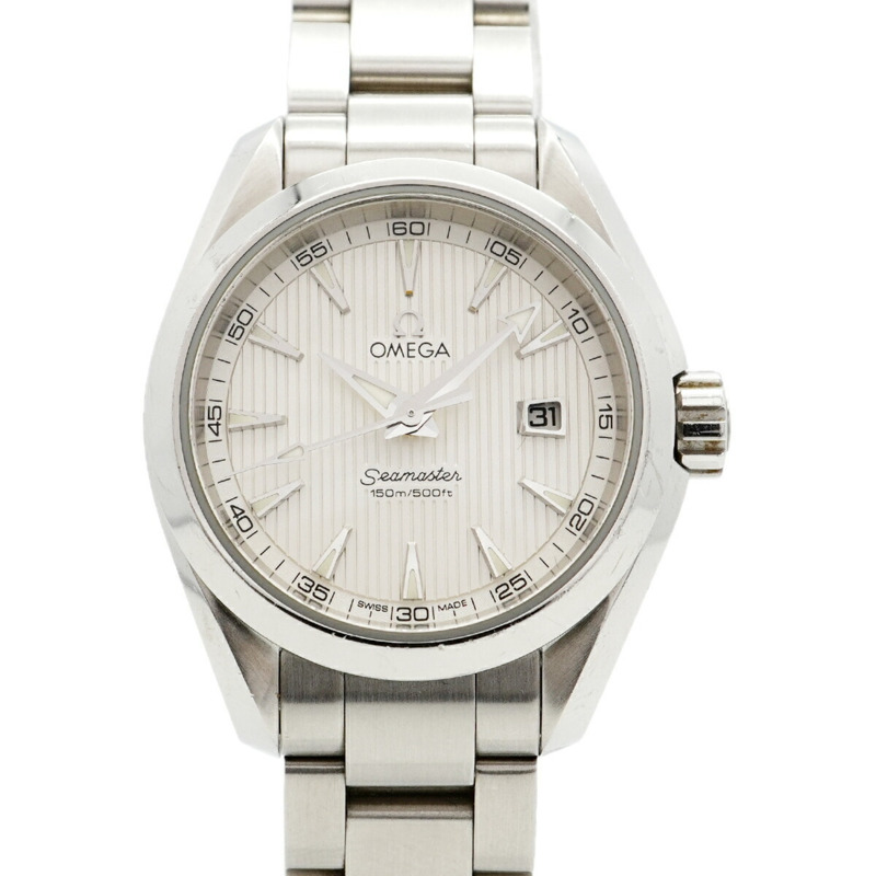 歐米茄海馬系列 231.10.30.61.02.001 銀色錶盤女錶-0