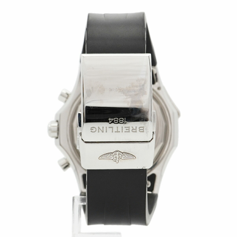 百年靈賓利A47362男士黑色錶盤腕錶-6