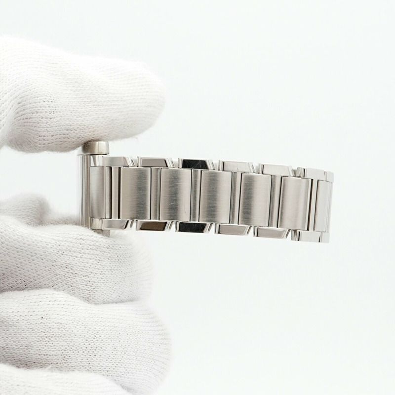 卡地亞 Tank Française SM W51008Q3 象牙色錶盤女士腕錶-5