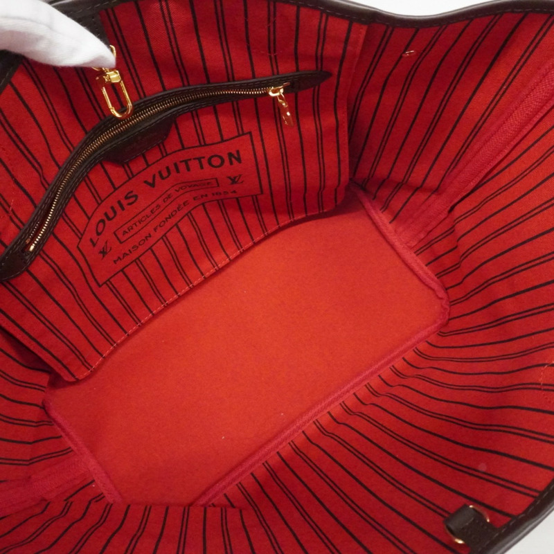 路易威登 Damier Neverfull MM 手提包 N41358 Ebene 女士 P2453501-3