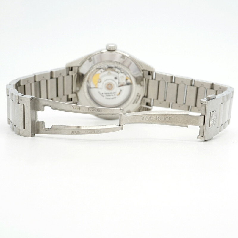 TAG Heuer 豪雅卡萊拉 WAR211B 白色錶盤男士腕錶-3