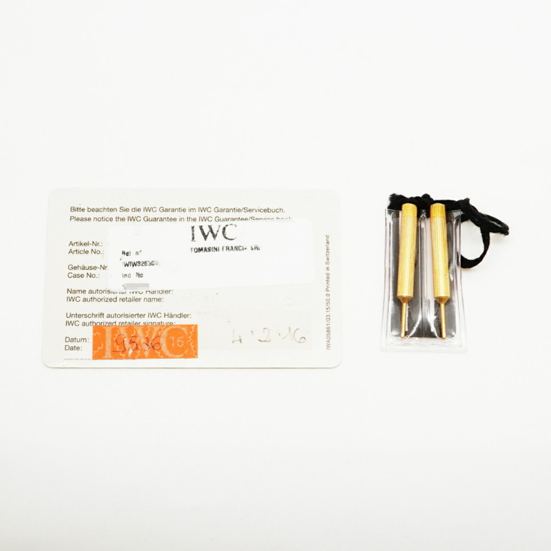 IWC 沙夫豪森飛行員 IW326504 男士黑色錶盤手錶-9