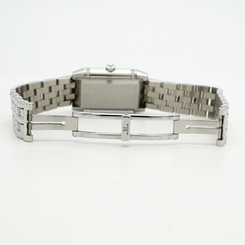 積家 Reverso Duetto 266.8.44 銀色錶盤女錶-3