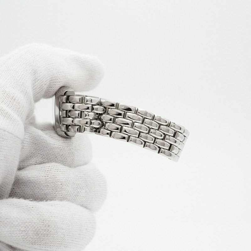 積家 Reverso Duetto 266.8.44 銀色錶盤女錶-5