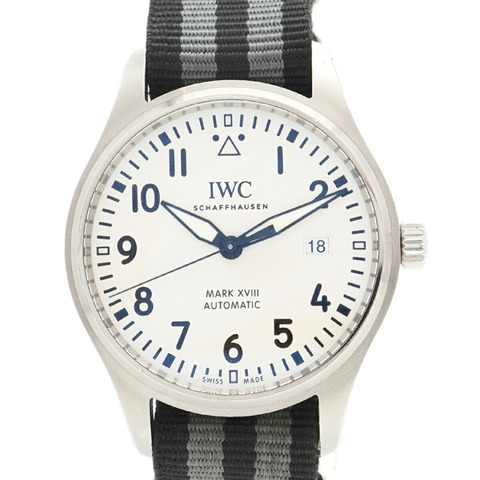 IWC 沙夫豪森飛行員 IW327002 銀色錶盤男士手錶