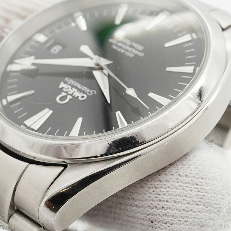 歐米茄海馬系列 2503.50 黑色錶盤男士腕錶-7