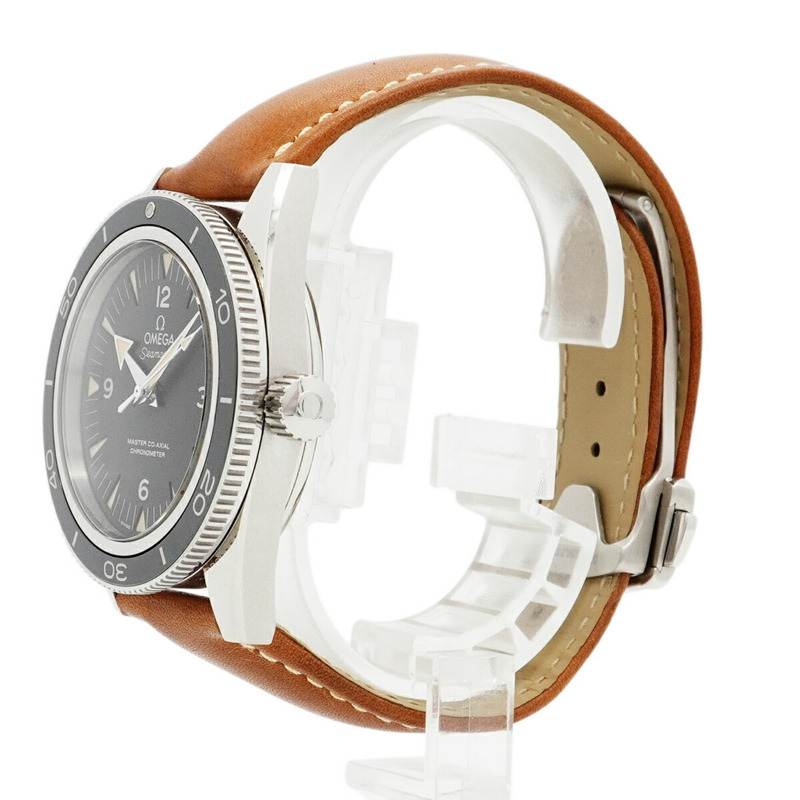 歐米茄海馬系列 233.32.41.21.01.002 黑色錶盤男士腕錶-1