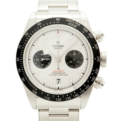 帝舵碧灣系列 79360N 銀色錶盤男士腕錶