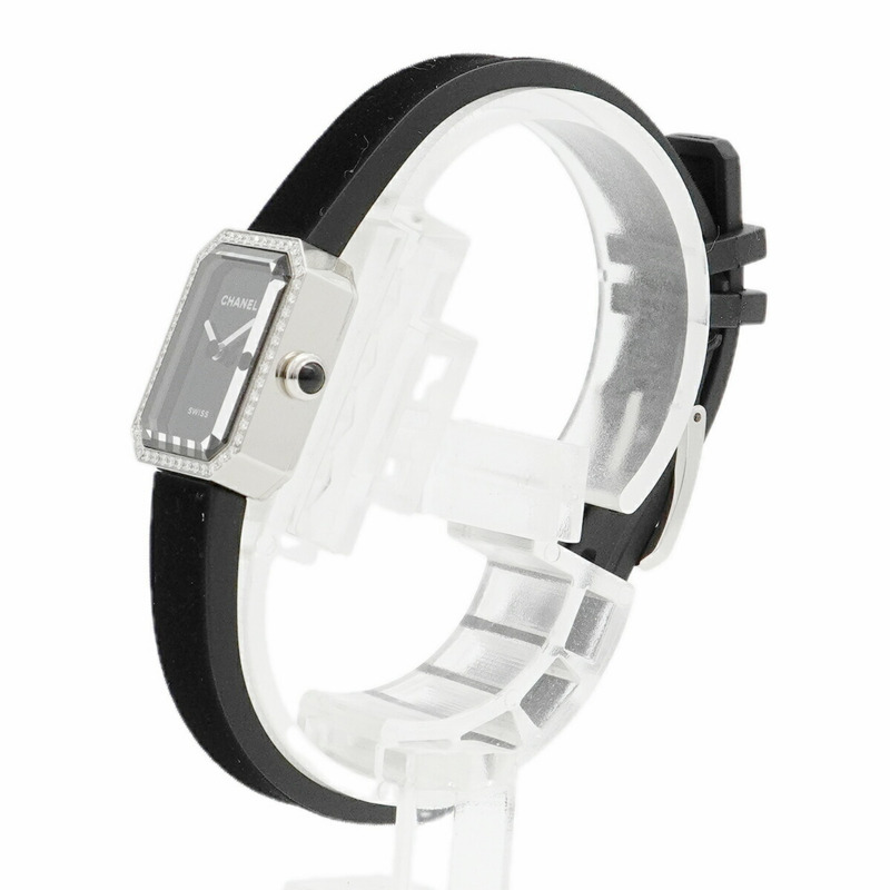 香奈兒 Premiere Ribbon H7942 黑色錶盤小姐腕錶-1