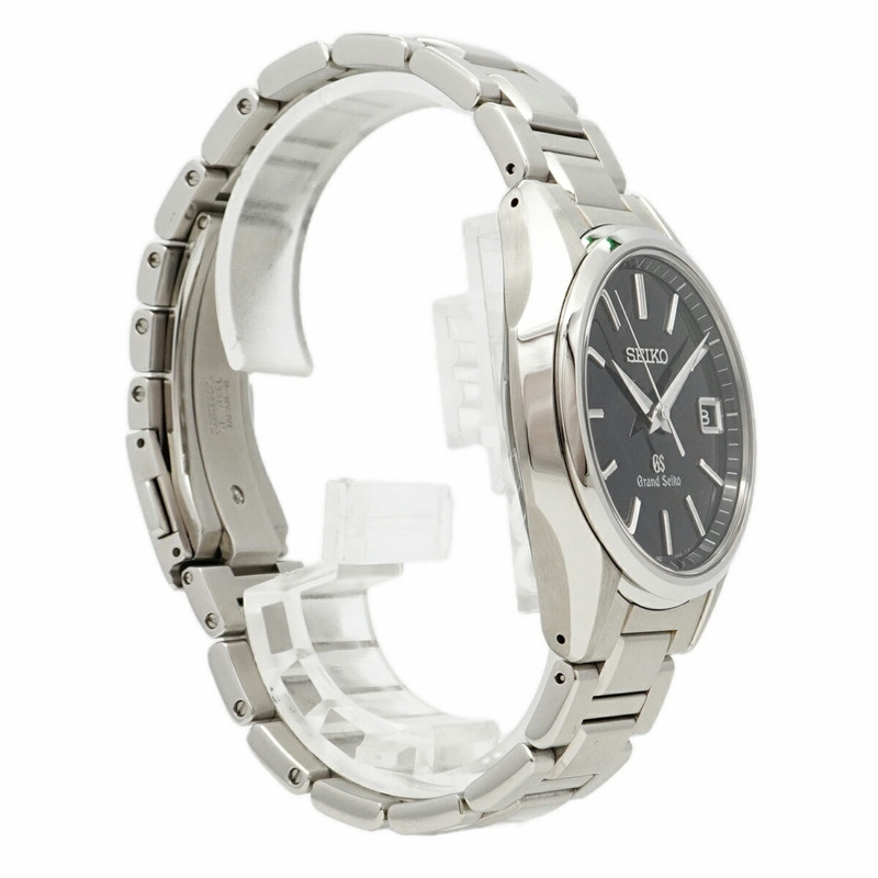 精工 Grand SBGV015 9F82-0AD0 黑色錶盤男士腕錶-2