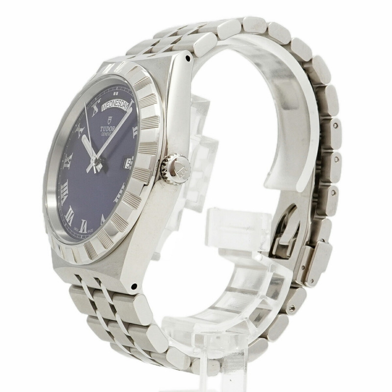 帝舵皇家28600海軍藍錶盤男士腕錶-1