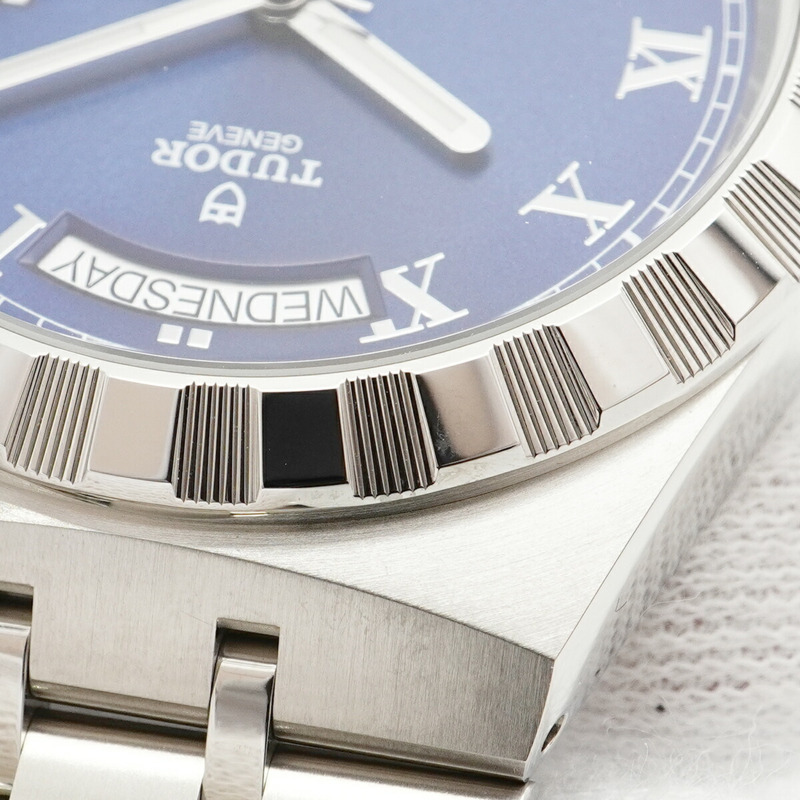 帝舵皇家28600海軍藍錶盤男士腕錶-6