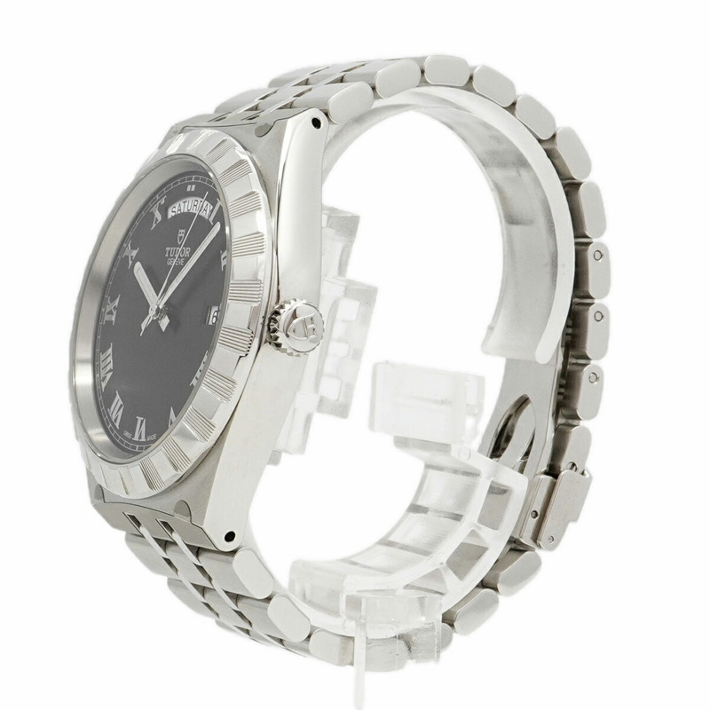 帝舵皇家28600黑色錶盤男士腕錶-1