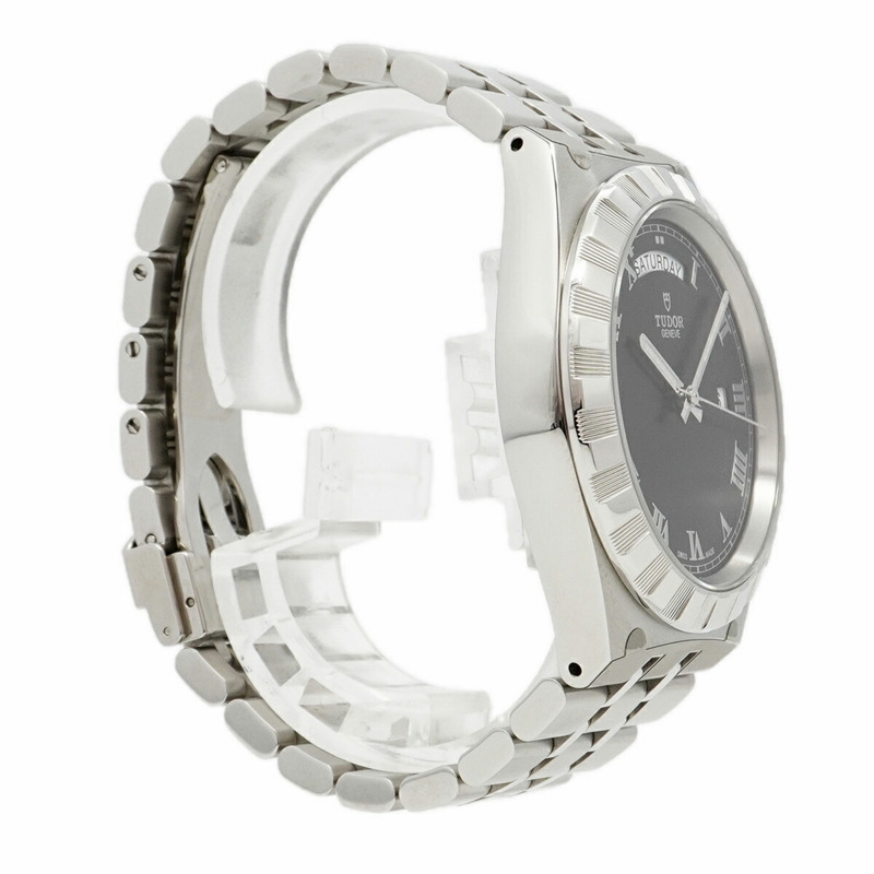 帝舵皇家28600黑色錶盤男士腕錶-2