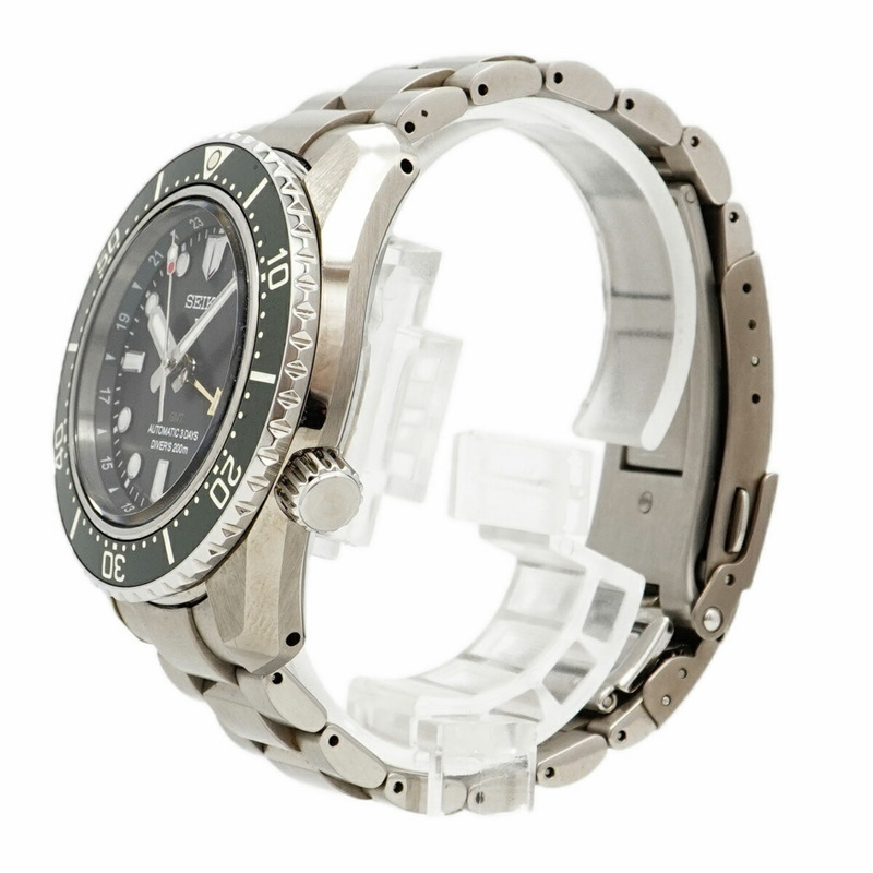 精工 Prospex SBEJ009 6R54-00D0 綠色錶盤男士腕錶-1