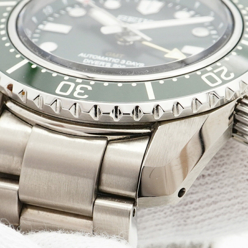 精工 Prospex SBEJ009 6R54-00D0 綠色錶盤男士腕錶-6