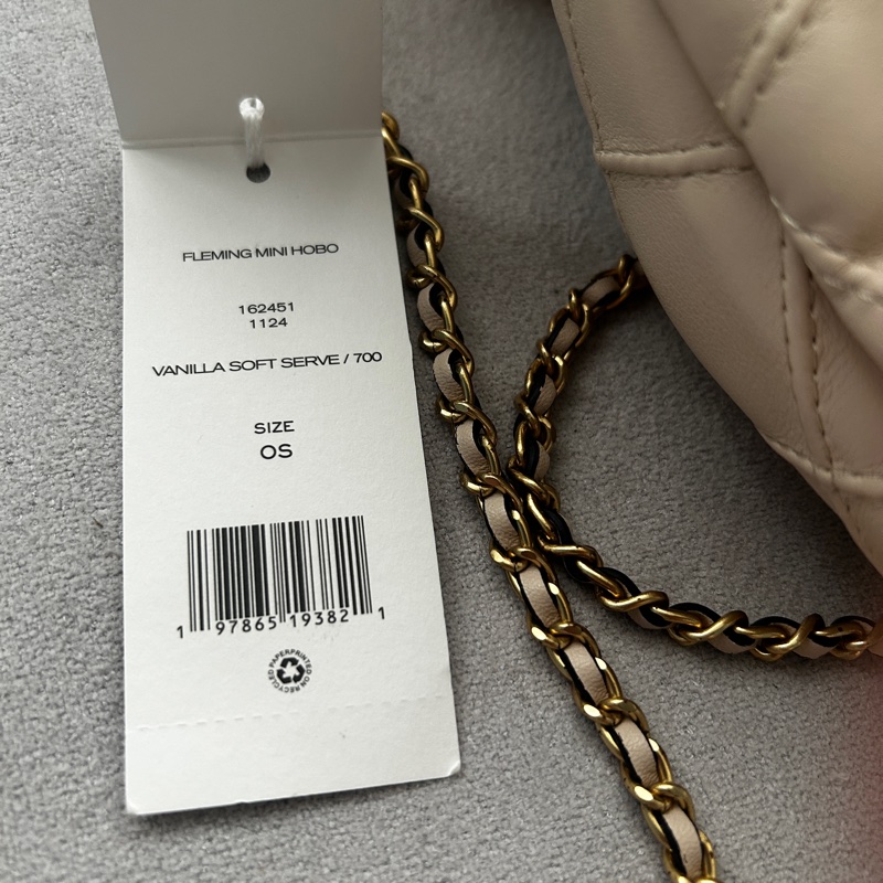 TORY BURCH Felming  Hobo 軟皮革鏈帶流浪包-4