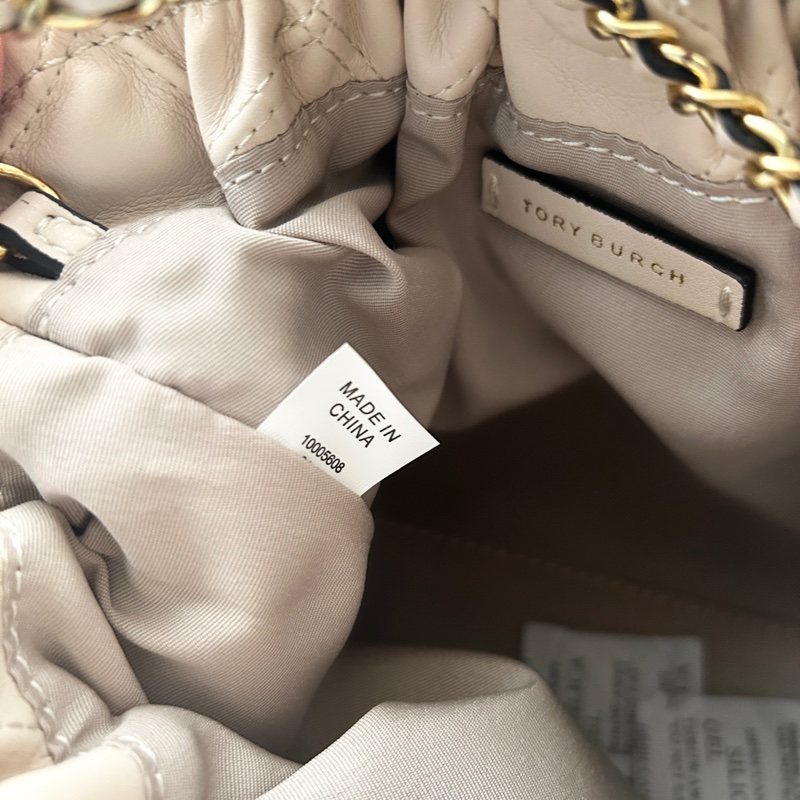 TORY BURCH Felming  Hobo 軟皮革鏈帶流浪包-8