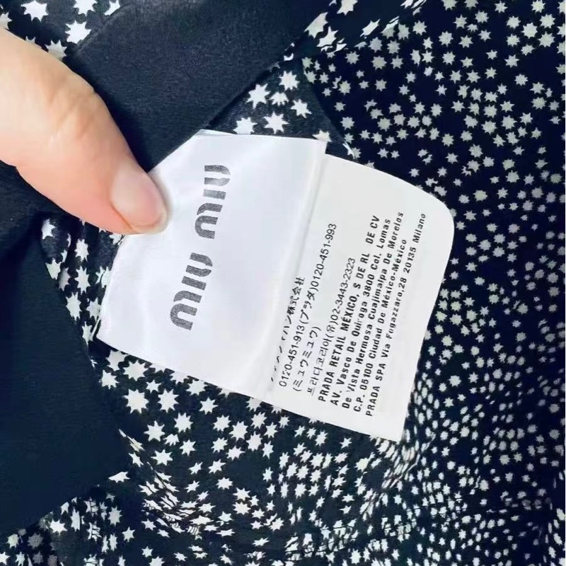 Miumiu連衣裙真絲38碼-1