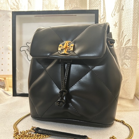 Tory Burch Kira 鑽石絎縫迷你背包/側背包