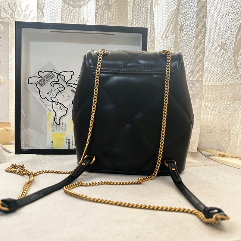 Tory Burch Kira 鑽石絎縫迷你背包/側背包-6