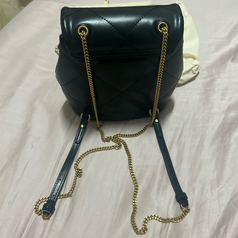 Tory Burch Kira 鑽石絎縫迷你背包/側背包-12