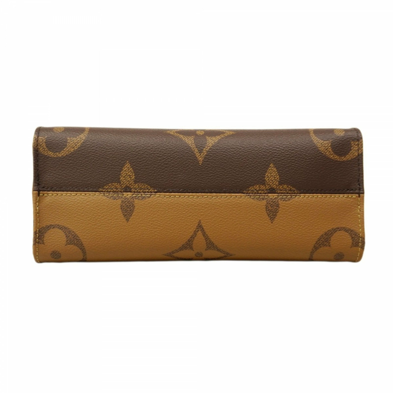 路易威登 Monogram Giant Reverse On-the-Go PM 手提包 M46373 棕色 女士兩用包 P2453681-2