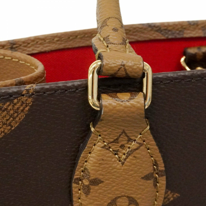 路易威登 Monogram Giant Reverse On-the-Go PM 手提包 M46373 棕色 女士兩用包 P2453681-7