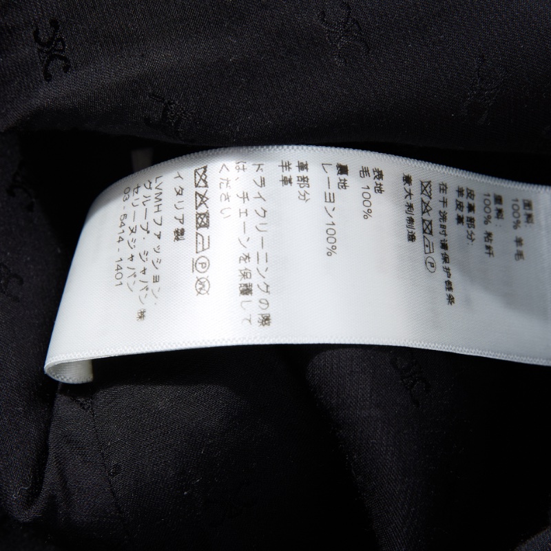 ❤️CELINE 鏈條裝飾 黑色百褶半身裙-6