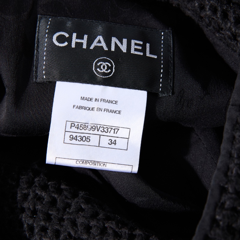 ❤️CHANEL 經典黑金配色連衣裙 無袖-6