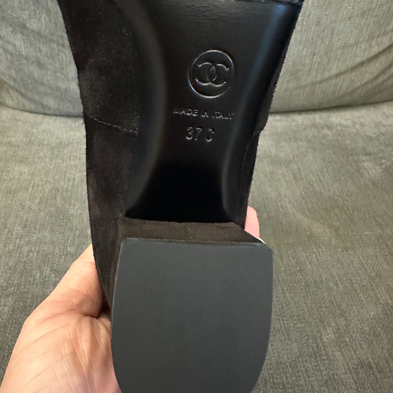 CHANEL 麂皮短靴-6