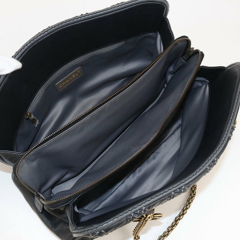 香奈兒女士灰色手提包鏈條-2