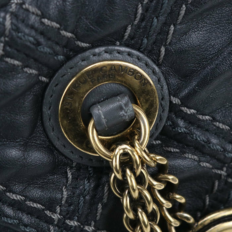 香奈兒女士灰色手提包鏈條-4