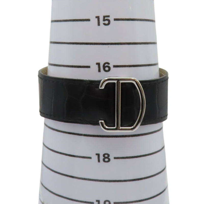 銀色錶盤 18K白金 皮革錶帶 Tank Anglaise 腕錶【Cartier 卡地亞】 W5310025-11
