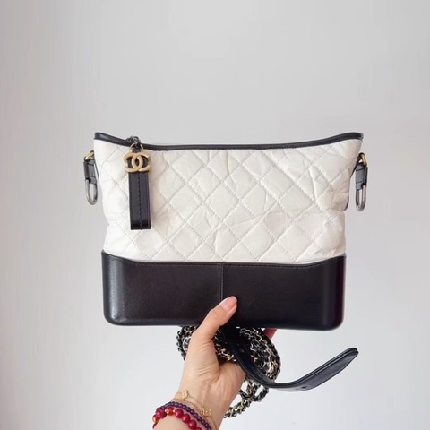 香奈兒 23開流浪包中號 黑白 #Chanel