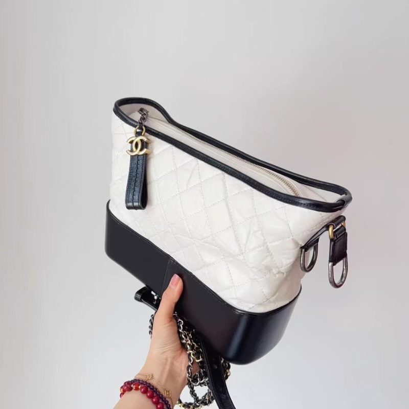 香奈兒 23開流浪包中號 黑白 #Chanel-5