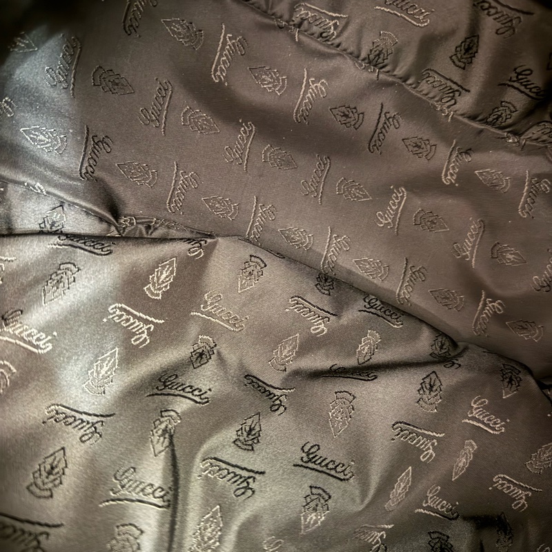 GUCCI奶茶色大容量肩背手提包-5