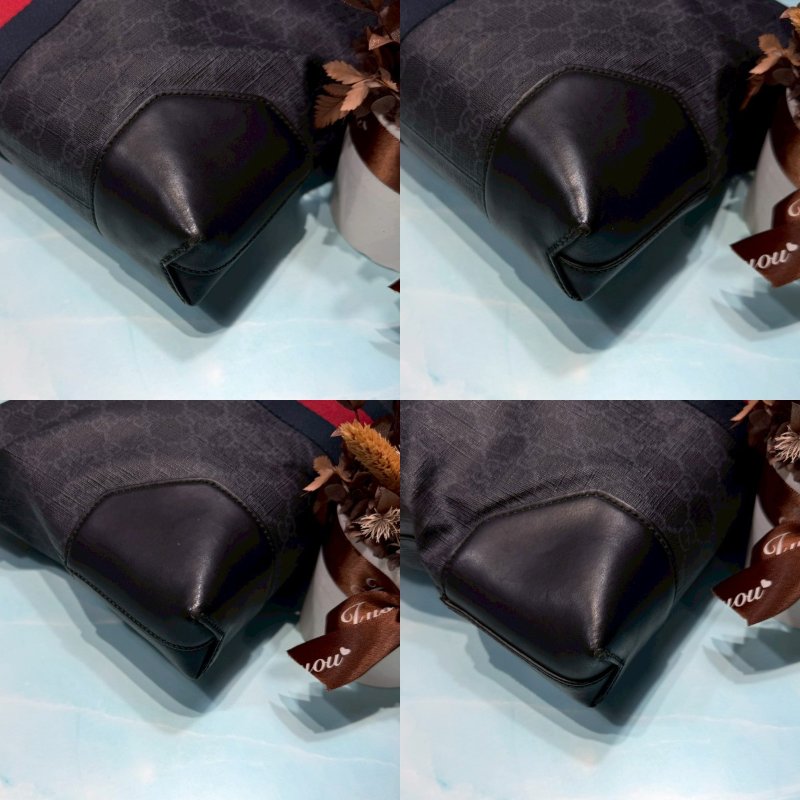 GUCCI Supreme帆布郵差包-6