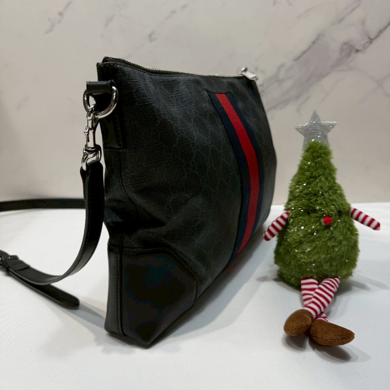 GUCCI Supreme防水帆布郵差包-3