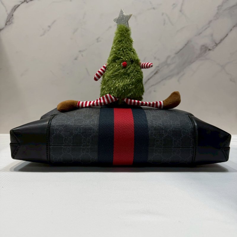 GUCCI Supreme防水帆布郵差包-5