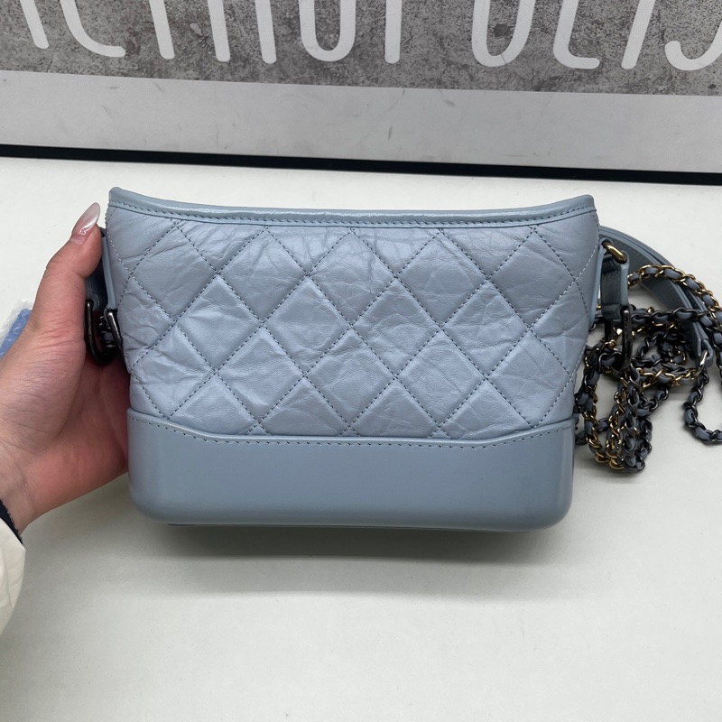 Chanel • Gabrielle 霧霾藍流浪包 小號-2