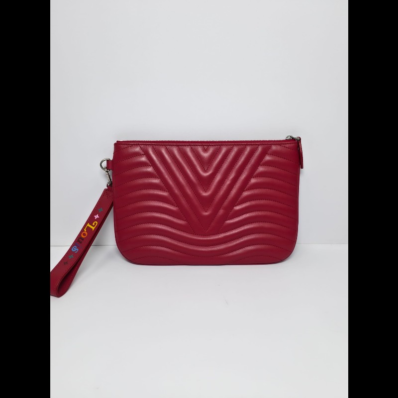 LV 紅色New Wave Zipped Pochette-1