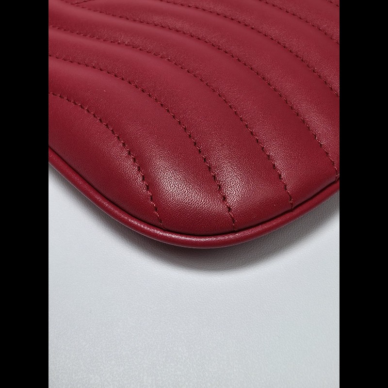 LV 紅色New Wave Zipped Pochette-5