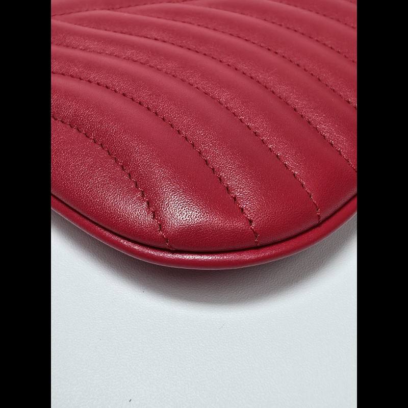 LV 紅色New Wave Zipped Pochette-7