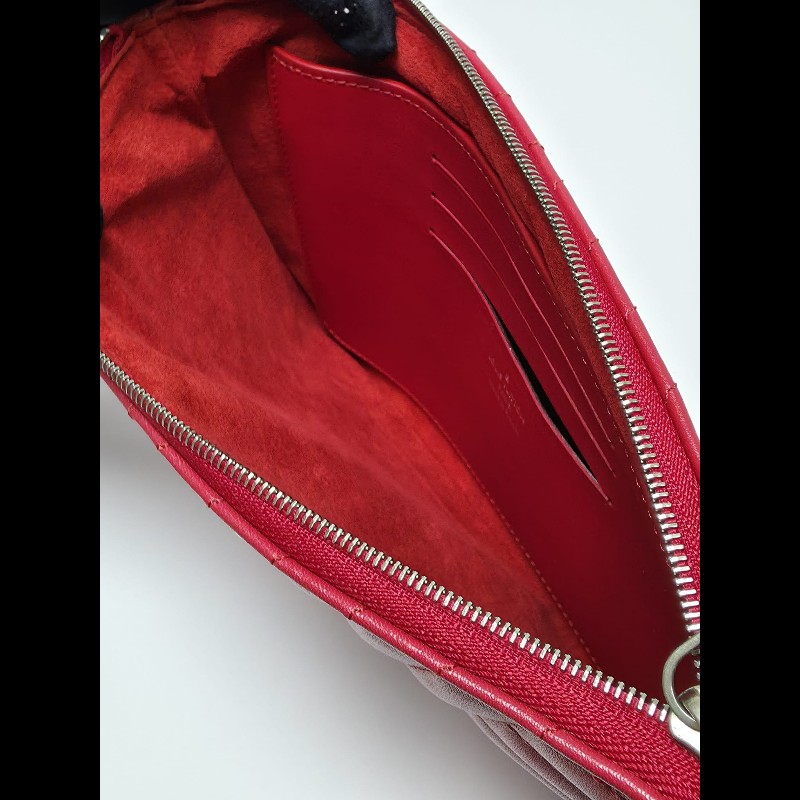 LV 紅色New Wave Zipped Pochette-10